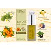 Flora Calendula & Chamomile Lip Oil | Organic, Plant-Based | Rejuvenate | 10 ml | Made in Canada