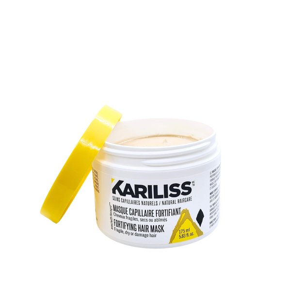 Kariliss Fortifying Hair Mask - After-Shampoo Natural, Antoixidant Blend + Keragro, Shea Butter, Black Cumin Oil, Repair Treatment, Restoring Hair.