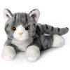 Bearington Lil' Socks Cat 8 In Stuffed Animals Stripped Cat Plush Toy - Stuffed Cats That Look Real - Plushies for Kids