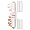 L.A Colors 1 x Just Glow Highlighter Bronzer Stick [CCS594 - Star Gaze] Natural Finish & Zipper Bag