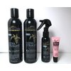 Dominican Magic Ultra Straight 3 Shampoo 8 Oz, Ultra Straight 4 Leave In Conditioner 8 Oz and Ultra Straight 5 Thermal Protector 2 Oz"Free Starry Sexy Kiss Lip Plumping 10 Ml"