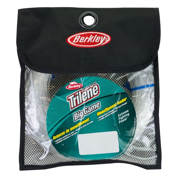 Berkley Trilene® Big Game™ Monofilament Leaders, Clear, 200lb | 90.7kg, 110yd | 100m Fishing Line, Suitable for Saltwater Environments