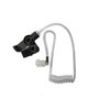 bestkong Walkie Talkie Earpiece for Motorola Radio CP200 CP200D PR400 GP88 GP300 P110 CP040 CT150 PRO1150 EP450 SP10 XTN500 2-Wire Covert Surveillance Acoustic Tube Headset PTT Mic