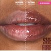 Huda Faux Filler Icy Nude Shimmer Lip Gloss - She Fire (sheer deep brown) - 0.13 fl oz / 3.9 mL