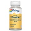 SOLARAY Vitamin E 400 IU (268mg), Dry Form - Natural Source, Mixed Tocopherols Vitamin E - Antioxidant Supplement, PMS and Menopause Support - 60-Day Guarantee, Lab Verified - 50 Servings, 50 Capsules