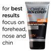 L'Oreal Men Expert Hydra Energetic Facial Cleanser with Charcoal for Daily Face Washing, Mens Face Wash, Beard and Skincare for Men, 5 fl. Oz