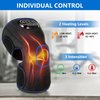 CINCOM Knee Massager with Heat, Air Compression Leg Knee Brace for Arthritis and Circulation Heated Knee Brace Wrap for Injury and Joint Recovery (Single Unit)