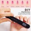 Makartt Nail File 100 180 Grit Emery Boards for Nails 10pcs Black Nail Files Professional Washable Doubled Sides Nail File Kit for Natural Acrylic Nails Coarse for DIY Salon Use
