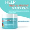 PerphectBaby Maximum Strength Medicated Diaper Rash Ointment with 40% Zinc Oxide. Rapid Relief Soothing and Prevention, Paraben & Dye Free. 8 Oz