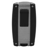 Xikar Turismo Double Jet Flame Cigar Lighter, Attractive Gift Box, Pocket-Friendly, Protective Flip-Lid, Over-Sized Fuel Tank, Matte Gray