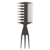 Hair Rake Comb, Fish Bone Hair Comb,Portable Men Oil Hair Hairdressing Comb,Wide Tooth Long Handle Hairstyle Comb,Oil Hair Styling Tool,Anti Static (2)