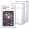 Trading Cards Protector Case Acrylic Clear Baseball Card Holders with Label Position Hard Card Sleeves Small Sturdy Storage Box for Card Standard Collector Sport Game Grade Card Case (12 Pieces)