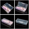 4 Pack Nail Tool Box Plastic Nail File Case Pedicure Container Storage Case Nail File Holder Box Clear Manicure Tool Box Nail Art Kits Tools