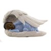 Ebony Treasures Baby Boy in Angel Wings Collectible Figurine, 3.5x6