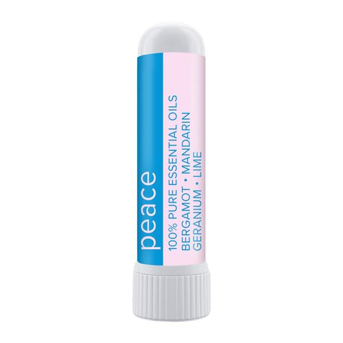 MOXE Peace Nasal Inhaler, Calming Essential Oil Blend, Helps Relaxation and Meditation, Soothing Fragrance, Bergamot, Mandarin, Geranium, Lime, Made in USA (1 Pack)