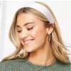 Bmobuo 1.3 Inch Wide Headbands for Women Girls, White Headband Women Fashion Head Bands for Women's Hair Costumes Hair Accessories Satin Women's Headband Diademas Para Mujer