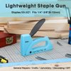 SHALL Light Duty Staple Gun for Wood - Upholstery Staple Gun with 1600pcs JT21 Staples 1/4, 5/16, 3/8 inch and Staple Remover - Fabric Stapler Gun for Crafts, DIY, Decoration