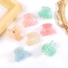 Mistofu 12Pcs Small Hair Claw Clips - Mini Hair Claw Clips for Girls and Women-Stylish Thin Hair Accessories Classic Hair Clips for Easy Styling-small butterfly (small hair clips1)