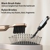 CRKIOB 2 in 1 Hair Brush Cleaner Tool for Cleaning Hairbrush or Comb 1pc (Gold)