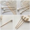 FOMIYES Metal Pearl Chopsticks Hair Sticks Set - 3 Pcs Chinese Hair Pins Clips for Women
