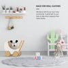 STOBOK Doll Clothes Hangers Coat Hangers Mini Clothes Hangers Plastic Doll Clothes Hanger for Girl Dolls Clothes Dollhouse Furniture Accessories (White)
