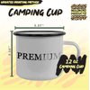 Molandra Products Gray Hair Don't Care - 12oz Camping Mug Stainless Steel, Black