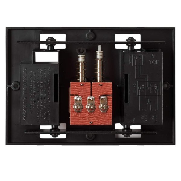 Newhouse Hardware CHIMEBASE2 Door Bell Chime Mechanism Assembly, Fits Most Nutone Models, 6.75” L x 4.75” W x 1.75” H, Black