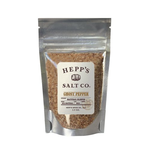 Hepp's Salt Co. Ghost Pepper Sea Salt 2.5 OZ Pouch
