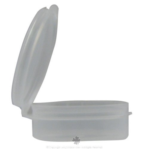 1/4 Oz. Plastic Lip Balm Container With Snap Lid 6 Count by Frontier