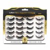 Laflare Premium Silk Lashes 3D Faux Mink Eyelashes Multipack, Light, Natural Looking, Professional Easy to Apply Eyelashes in a Knitted Style 10 Pairs Jumbo Pack (CSR10P)