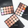 YARLADY 15 Color Contour Kit-Face Contouring and Highlighter Palette-Makeup Blemish Concealer Cream Palette - Full coverage，Moisturizing and waterproof，lasting (Z-02)