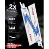 EZARC Reciprocating Saw Blade, 6-Inch Bi-Metal Sawzall Blades 14/18TPI for Steel Demolition R610DM (5-Pack)