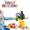 Gemini&Genius Forklift Truck Toys Engineering Vehicle 1/50 Scale Diecast Fork Truck Construction Alloy Warehouse Vehicle Models Toys for Kids (Green)