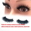 False Eyelashes 3D Faux Mink Lashes Pack Dramatic Fluffy Thick Volume Full Cross Soft Reusable Handmade Fake Eyelashes 10 Pairs Pack by Lifernilash (LFN5D05)