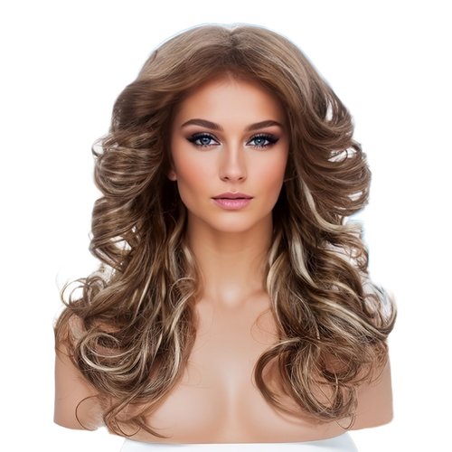 Baiansyy 70s Feathered Wigs Disco Wigs for Women Synthetic Hair 70th Wig Heat Resistant Fibre Hair Full Wigs for Halloween Retro Cosplay Costume Daily Party Wig (Brown Hightlight)