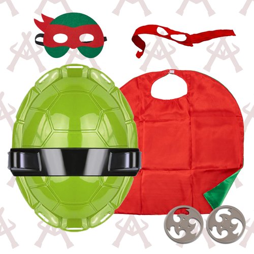 WondraFun Superhero Cape Kids Costume Anime Role Play Cosplay Toys Complete Set for Kids Superhero Dress Up Outfit for Boys and Girls Fun Party Halloween Dress Up (RED)