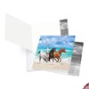 The Best Card Company - 12 Beautiful Blank Note Cards Bulk (4 x 5.12 Inch) (4 Designs, 3 Each) - Gallops and Greetings MQ5074OCB-B3x4
