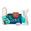RADIUS Big Clean Deluxe Oral Care Gift Set (Big Brush With Replaceable Head Right Hand, Mint Aloe Neem Organic Toothpaste, Vegan Xylitol Mint Floss, Travel Case), 1 Count