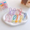 20 PCS Acrylic Blingbling Cute Candy Color Hair Bands Girls Hair Ring Ponytail Holder Hair Accessories for Toddlers girls Teens