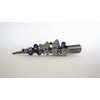 Generic Dark blue bows dark silver metal alligator hair claw clip with crystals