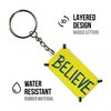 EPIC Goods Believe Keychain - Coach Lasso Believe Sign, AFC Richmond Soccer | Bulk Team Gifts, Motivational Poster, Funny Keyring for Car Keys, Backpack, Fanny Pack