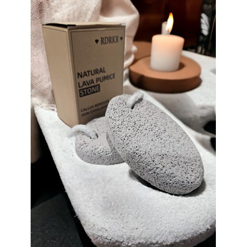 RDRKR Natural Pumice Stone for Feet Pedicure Skin Callus Remover Foot Scrub Exfoliator