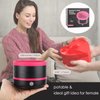 DaizySight Electric Makeup Brush Cleaner Machine, Quick Cleaning Make Up Brush Washing Tool, Fast Spin and Clean in Seconds - Black & Pink