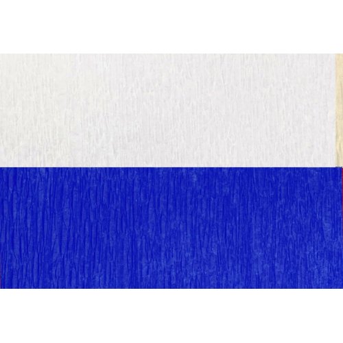 Blue and White Crepe Paper Streamers (2 Rolls Each Color) MADE IN USA!