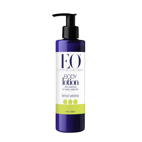 EO Body Lotion, Lemon Verbena, 8 Ounce (Pack of 3)