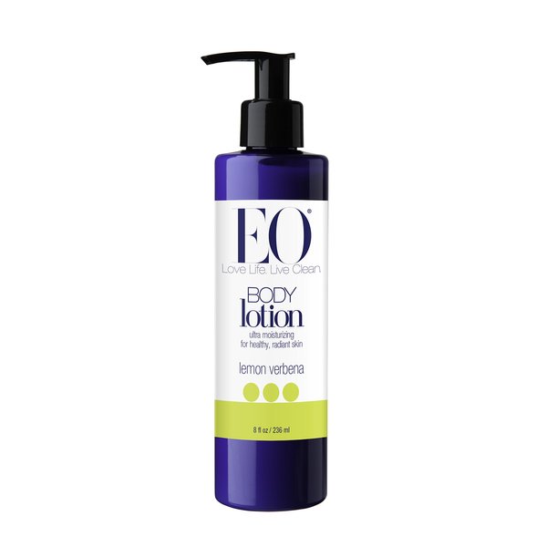 EO Body Lotion, Lemon Verbena, 8 Ounce (Pack of 3)