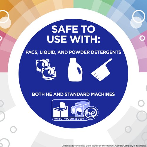 Tide Bright + Whites Rescue In-wash Laundry Booster Pacs, 27Count (Packaging May Vary)