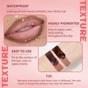 HOSAILY 2 Colors Peel Off Lip Liner Stain with Nude Butter Lip Gloss Combo for Women, Waterproof Long Wear Tattoo Lip Stain Peel Off, Non Sticky Lip Tint Nude Brown Lip liner Set Lipstick Makeup