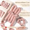 YANIBEST Heatless Hair Curler, No Heat Hair Curlers to Sleep in, Super Soft Ribbon Wrap for Long Hair，Overnight Heatless Curling Set with Hair Scrunchies and Clip, for All Hair Types