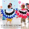 iROLEWIN Multi-layer Feather Bird-Wings-Costume for Kids and Bird Mask Toddler Boys Dress-up Costumes for Play Party Gifts